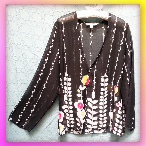 Coldwater Creek Tops - Coldwater Creek surplice top LG (T-320)